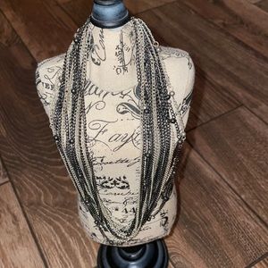 Statement necklace, measures approx. 18”